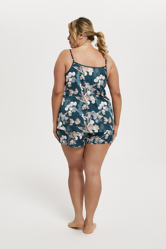 Scarlet Pijama de damă slim-fit, pantaloni scurți Italian Fashion - print