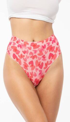 Tanga Maxi damă Love Vibes Simple Julimex - roșu