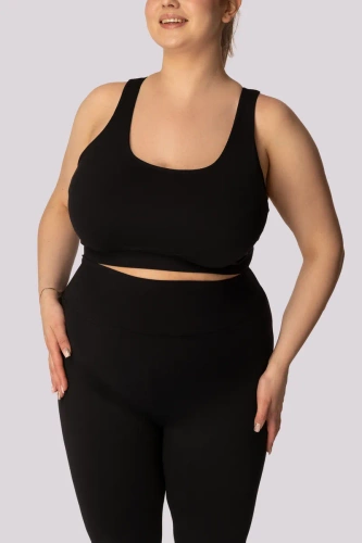 Sutien sport de bază Mona negru