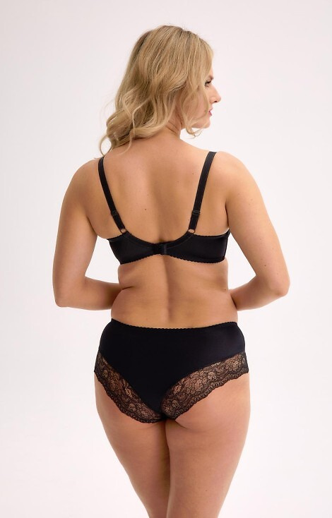 Sutien BS 594 Sandy 3 Gaia Negru – Dantelă Semi-Moale cu Armătură