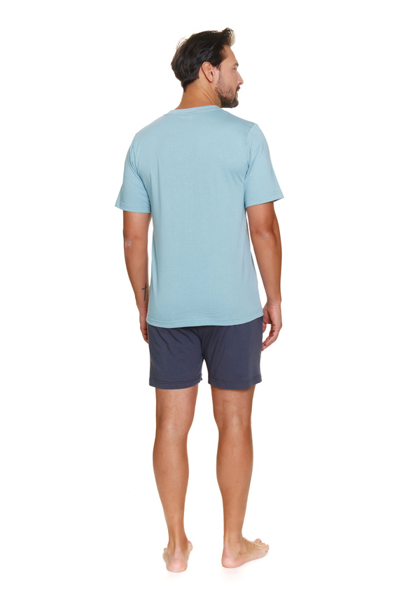 7232 Pijamale pentru bărbați Doctor Nap - albastru ca gheață
