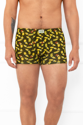 Walter - boxeri pentru bărbați cu motiv de castraveți | Italian Fashion