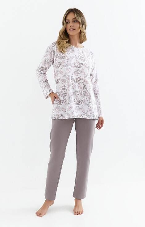 430 Cana pijamale dama - orient - cacao