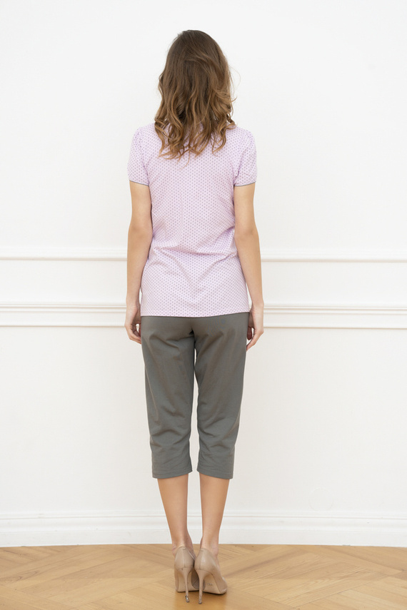 Pijama cu mânecă scurtă pentru femei Felicita - roz