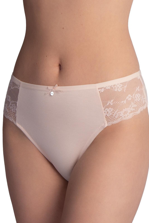 Chiloți bikini damă Lama L-VIS 1599 din vâscoză cu dantelă 2 bucăți