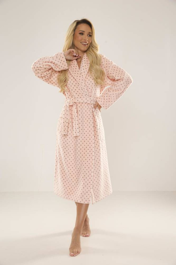 548 Melanie Halat de baie lung Forex pentru femei - somon 