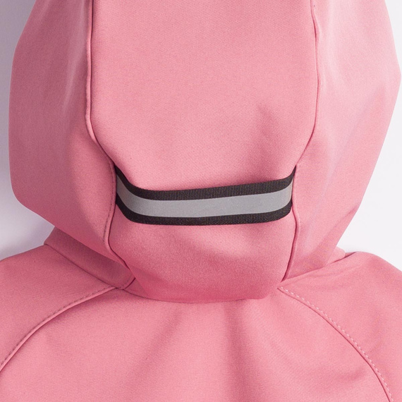 229001 Nicol Geacă softshell pentru fete cu glugă, polar, reflectorizantă