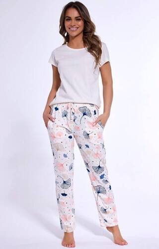 690/44 Pantaloni de pijama Cornette - ecru