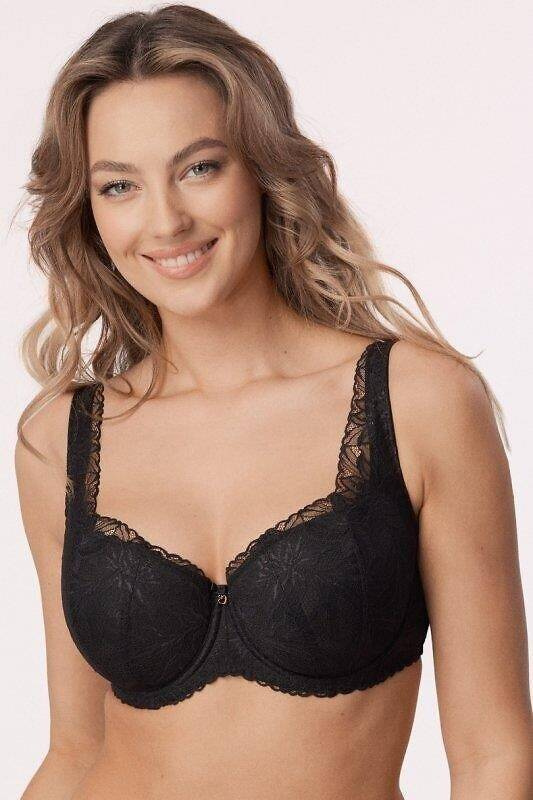 Sutien cu cupa intreaga Laura Big Mefemi - negru