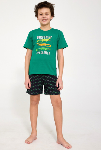 Pijama băieți Cornette Young Boy 790/125 Crocodiles, 100% bumbac