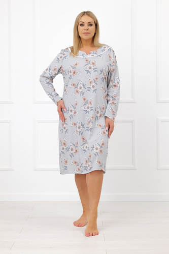 Cămașă de noapte Dobrawa Italian Fashion 100% bumbac mânecă 3/4