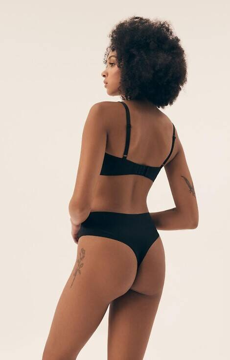 43670 Fleda Tanga de dama pachet de 2 Henderson - negru-bej