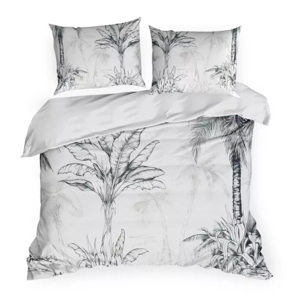 Eurofirany SPRING 104 lenjerie pat 100% bumbac satinat Oeko-Tex