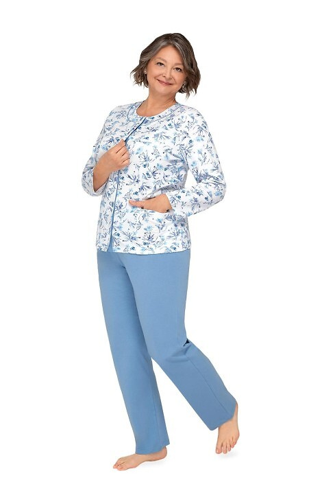 202 pijamale dama Maria III Martel - 29 albastru inchis