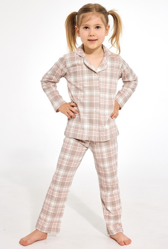 Pijamale pentru fete Cornette 972/211, 973/211 Giorgia 2, 100% bumbac, cu nasturi