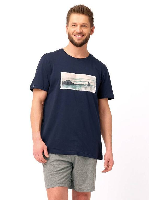 MNS 606 Pijamale pentru bărbați Key, grafit