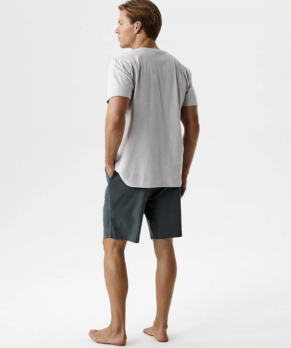 NMP-398 Pijama Bărbați Vară 100% Bumbac Peach