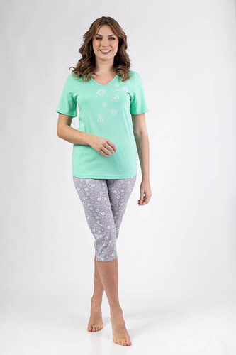 696 Pijamale dama Regina - verde