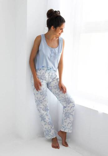 Pijama pentru femei Arely Sensis - albastru