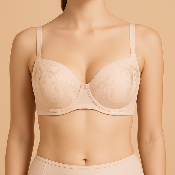 VB-474 Sutien Vena cu cupe întregi – cupe pline și dantelă Vena nude