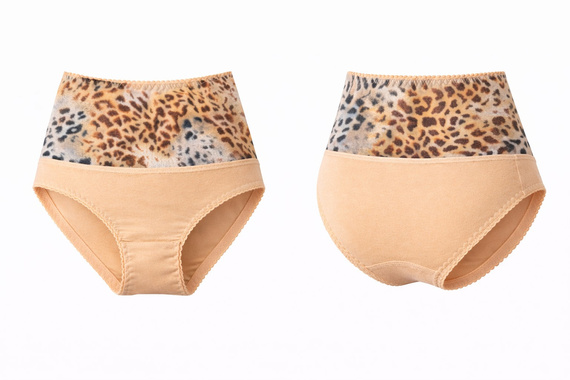 Mitex IGA WILD chiloți modelatori talie înaltă pentru netezirea abdomenului wild black 