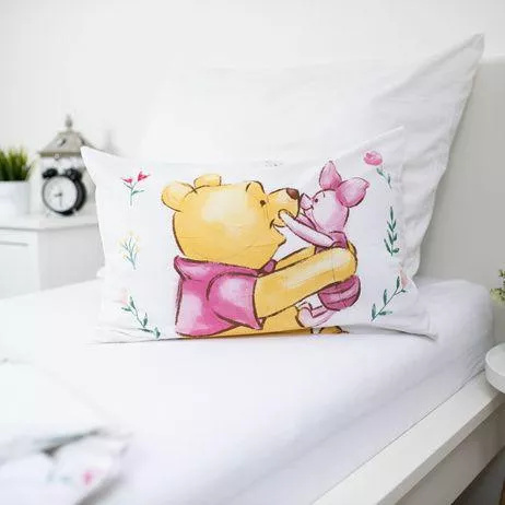 Lenjerie pătuț 100x135 Jerry Fabrics bumbac cu fermoar