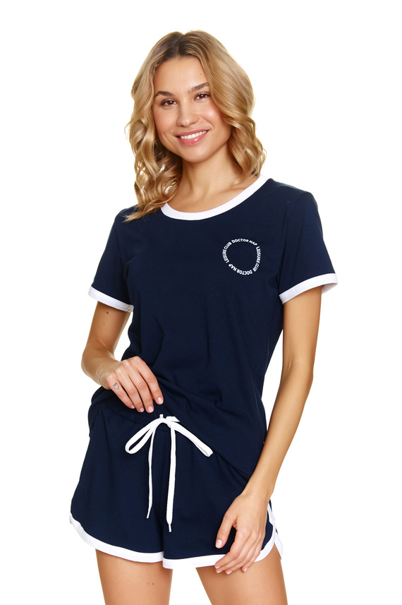 7217 Pijamale de damă Doctor Nap - bleumarin