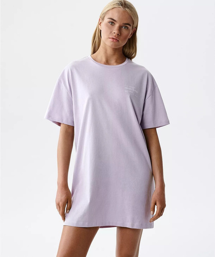 NLD-001 cămașă de noapte damă 100% bumbac, croială lejeră