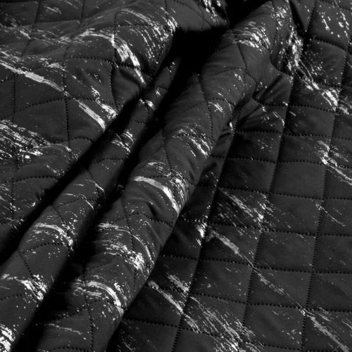 Blink 1 cuvertură de pat decorativă Design91 negru/argintiu