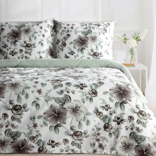 Eurofirany SPRING 67 lenjerie pat 100% bumbac satinat Oeko-Tex