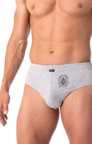 MPP 254 Slip bărbați pachet de 2 Key - negru-gri