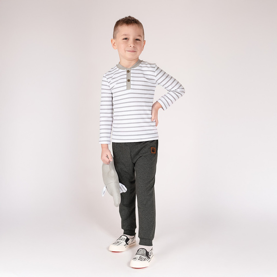 214140 Muki Bluză din bumbac cu mâneci lungi Nicol