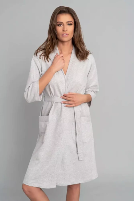 Karla Halat de baie pentru femei Italian Fashion - melange deschis