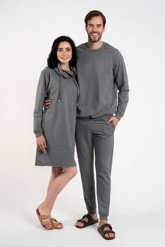 Malmo Ladies tunică cu mânecă lungă Italian Fashion - ¶r. melange