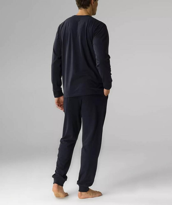 NMP-376 Pijamale bărbați cu mâneci lungi, Atlantic - bleumarin