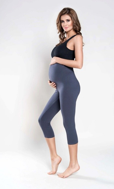 LEGGINS 3/4 PREGĂTIRE Grafit Italian Fashion