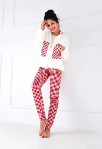 Bluză perfectă pentru femei Sensis - crem-roșu