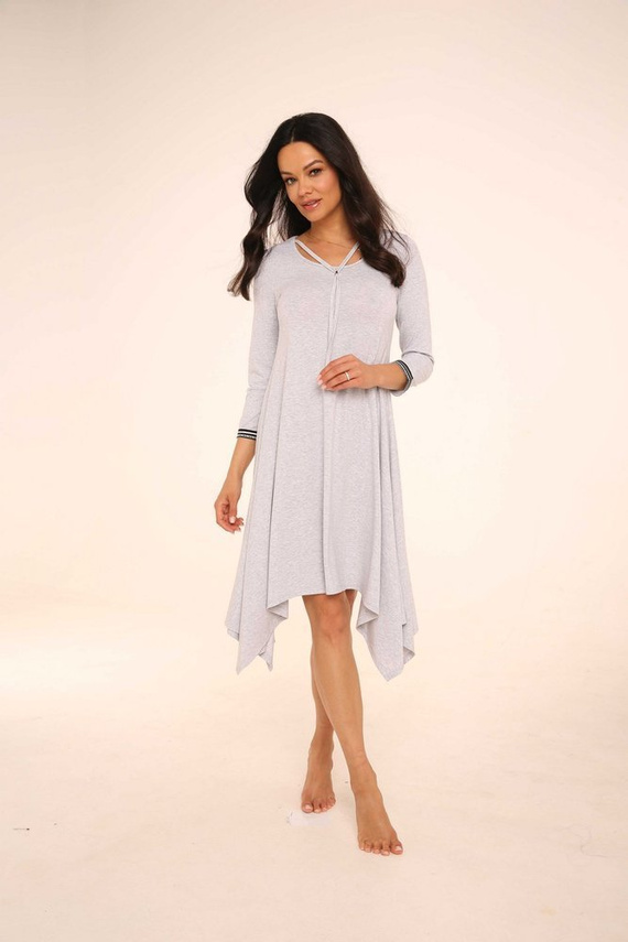 439 Rochie de noapte Nice De Lafense - eleganță feminină și confort în timpul somnului - melange deschis