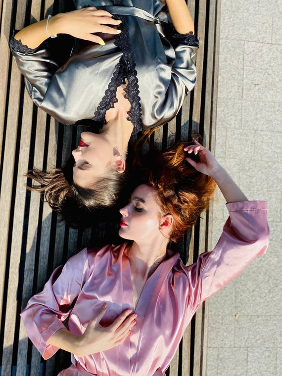 929 Kleoree Halat de baie pentru femei De Lafense - gri