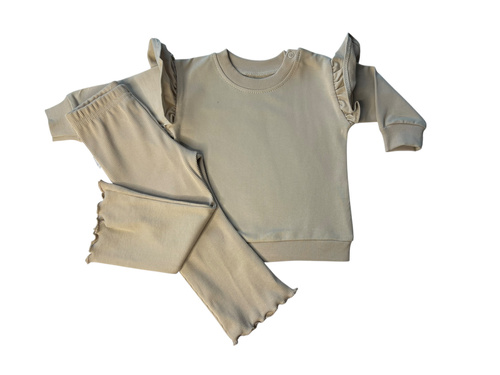 Set trening Mamatti DR2564 pentru fete - hanorac si jambiere