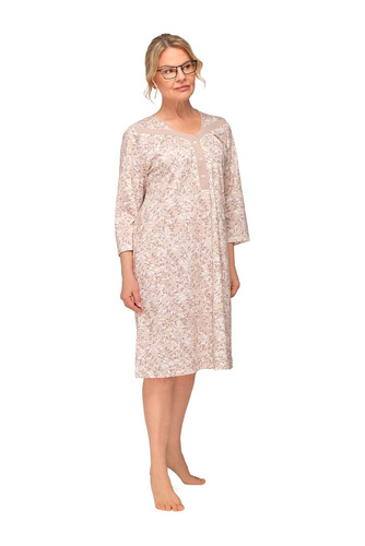 Cămașă de noapte Lidia II 270 Martel bumbac frunze decolteu V