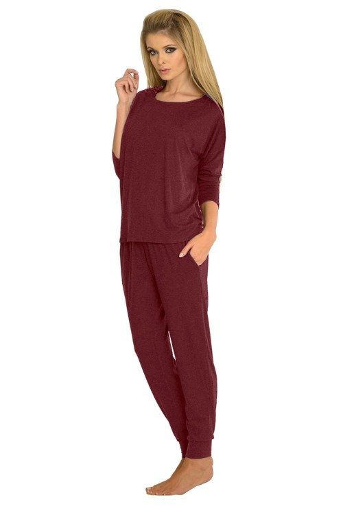 555 Paula Pijama de damă De Lafense - maro