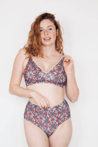 Chiloți De Maternitate Motley Burgundy Momtobe