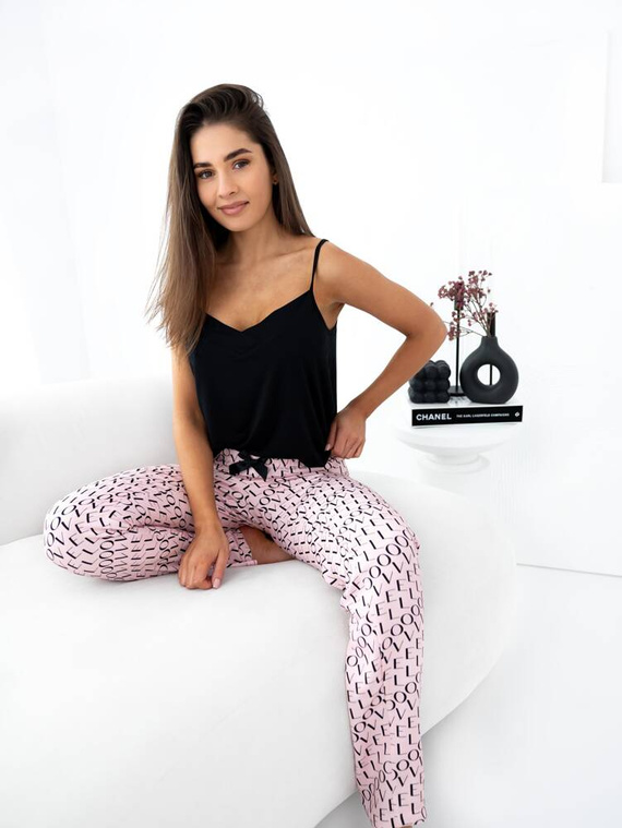 Pijama pentru femei Paula Sensis - negru
