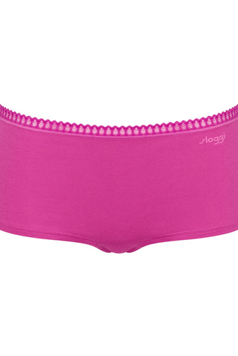 Pantaloni scurți pentru damă GO Crush Short C3P, pachet de 3 Sloggi - roșu roz