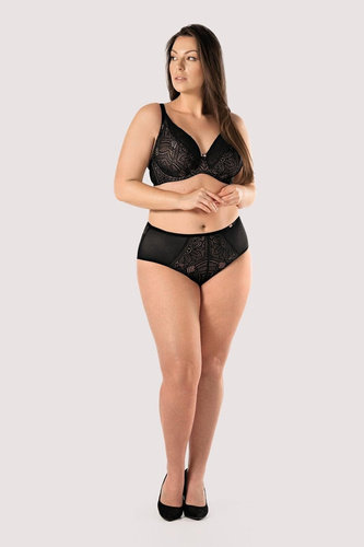 Desire BO50 Mefemi by Nipplex sutien soft bralette negru cu dantelă