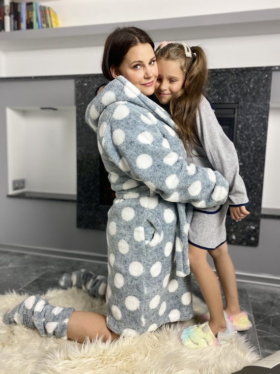 374 / 375 Halat de baie pentru copii Desiree - gri