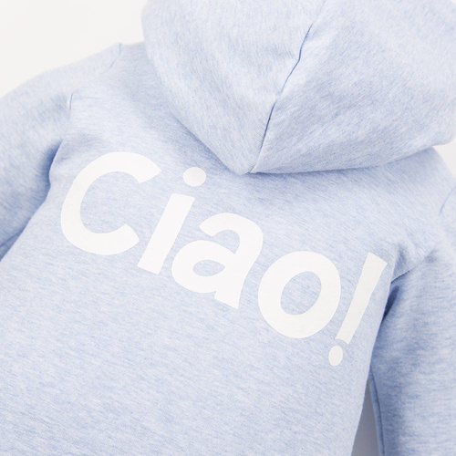 Trenorac cu glugă Ciao Eevi - blue melange