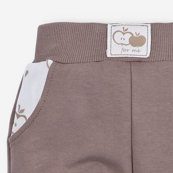 ABN-5304/CZE Pantaloni de trening din bumbac organic Happy Apples Nini