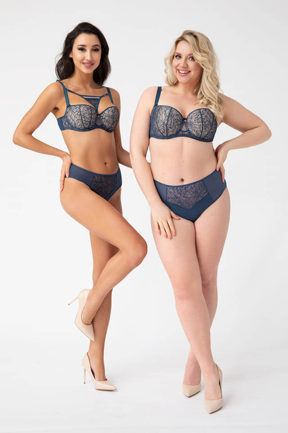 Gorsenia K 737 Trish Sutien balconette albastru